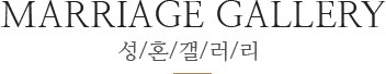 MARRIAGE GALLERY 성/혼/갤/러/리